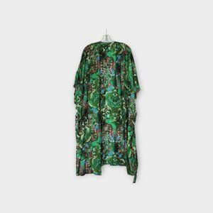 Kendall & Kylie Kimono Size XL Emerald Green